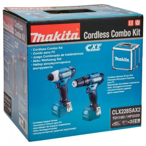 Makita CLX228SAX2 12 V Max Combiset (klop)boren En (slag)schroeven -Makita CLX228SAX2 C1L1