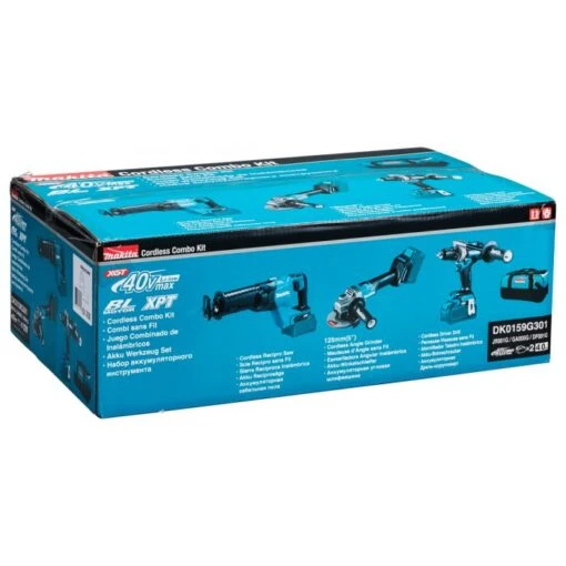 Makita DK0159G301 40 V Max Combiset Boren, Schroeven, Zagen En Slijpen -Makita DK0159G301 C1L1