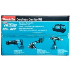 Makita DK0159G301 40 V Max Combiset Boren, Schroeven, Zagen En Slijpen -Makita DK0159G301 C3N1