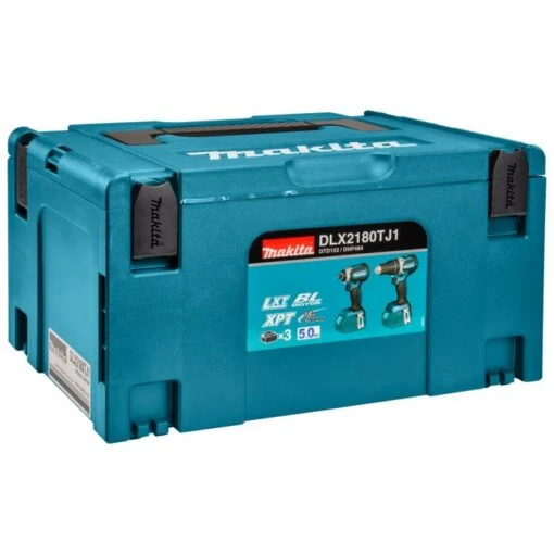 Makita DLX2180TJ1 18 V Combiset Voor Allround (klop)boor- En (slag)schroefklussen -Makita DLX2180TJ1 C1L1 1