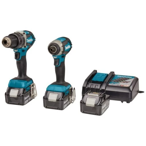 Makita DLX2180TJ1 18 V Combiset Voor Allround (klop)boor- En (slag)schroefklussen -Makita DLX2180TJ1 C2R0 s101