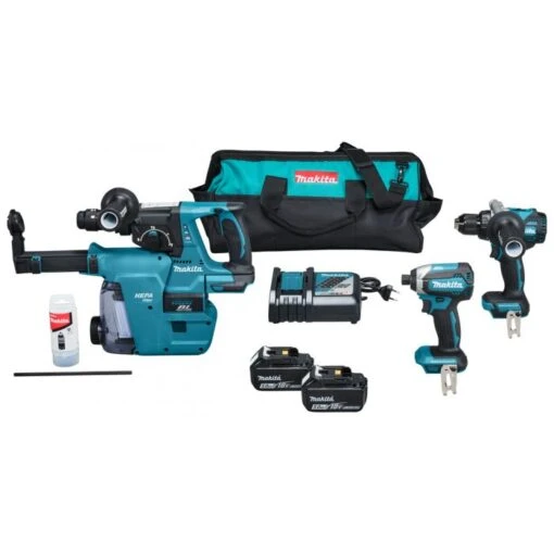 Makita DLX3154TX1 18 V Combiset Voor Allround Tot Zwaar Boor-en Schroefwerk -Makita DLX3154TX1 C1C0