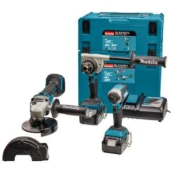 Makita DLX3155TJ 18 V Combiset Boren, (slag)schroeven En Slijpen -Makita DLX3155TJ C2R0 s100