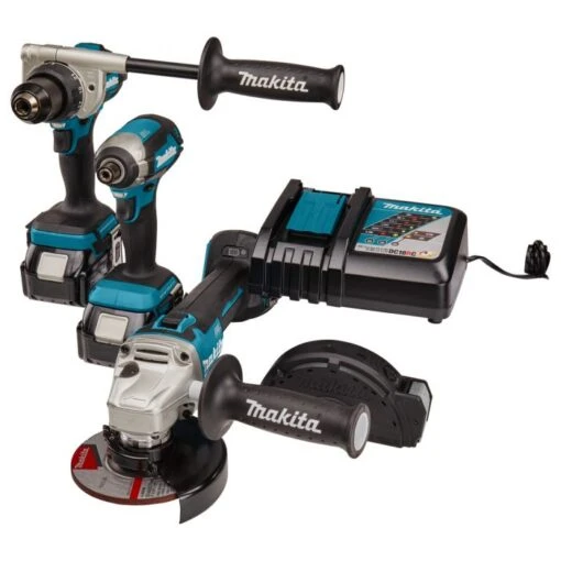 Makita DLX3155TJ 18 V Combiset Boren, (slag)schroeven En Slijpen -Makita DLX3155TJ C2R0 s101