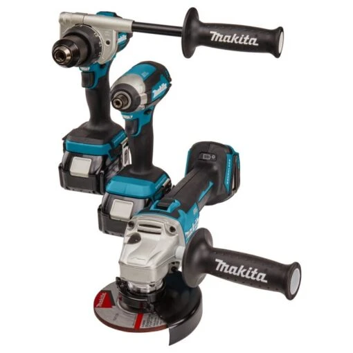 Makita DLX3155TJ 18 V Combiset Boren, (slag)schroeven En Slijpen -Makita DLX3155TJ C2R0 s102