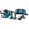 Makita DLX4103W 18 V Combiset Voor Allround Boor-, Schroef- En Slijpwerk -Makita DLX4103W A1C0 s100