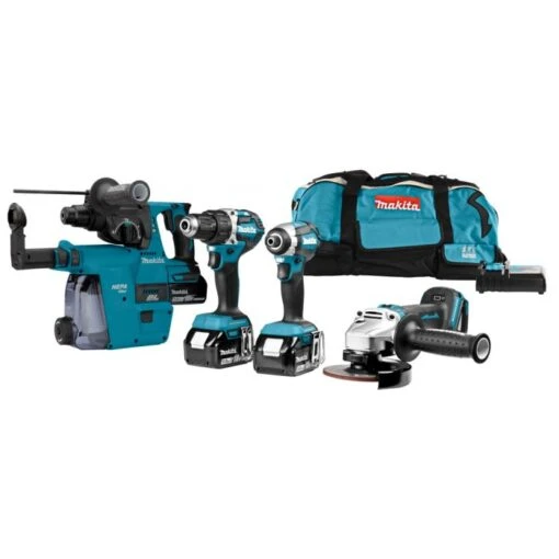 Makita DLX4103W 18 V Combiset Voor Allround Boor-, Schroef- En Slijpwerk -Makita DLX4103W A1C0 s101