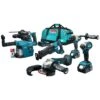 Makita DLX5069TX1 18 V Combiset Voor Allround Tot Zwaar Boor-, Schroef-, Zaag- En Slijpwerk -Makita DLX5069TX1 C2R0 s100