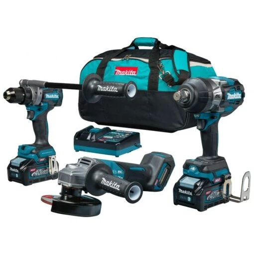 Makita DK0158G301 40 V Max Combiset Boren, (slag)schroeven, Bevestigen En Slijpen -Makita dk0158g301 c1l0 s100