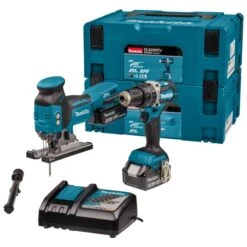 Makita DLX2355TJ 18 V Combiset Voor Boor- En Schroefwerk En Zagen -Makita dlx2355tj c2r0 s100 1