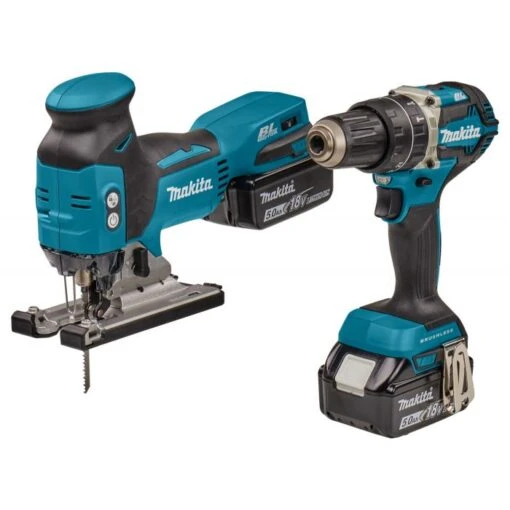 Makita DLX2355TJ 18 V Combiset Voor Boor- En Schroefwerk En Zagen -Makita dlx2355tj c2r0 s102 1