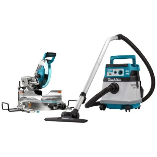 Makita DLX2379UX1 2x18 V AWS Combiset Voor Afkorten (260mm) En Stofzuigen -Makita