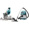 Makita DLX2380UX1 2x18 V AWS Combiset Voor Afkorten (305mm) En Stofzuigen -Makita dlx2380ux1 c1n0 s100