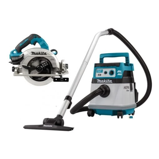 Makita DLX2382UX1 2x18 V AWS Combiset Voor Zagen (190mm) En Stofzuigen -Makita