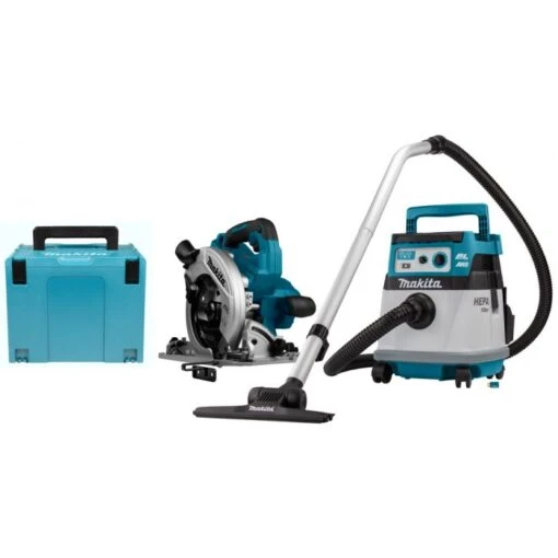 Makita DLX2382UX1 2x18 V AWS Combiset Voor Zagen (190mm) En Stofzuigen -Makita