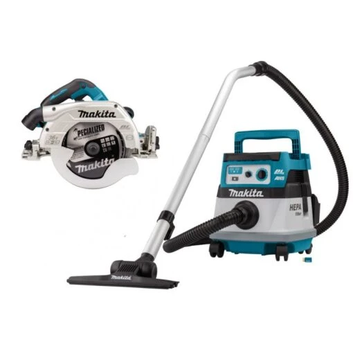 Makita DLX2390UX1 2x18 V AWS Combiset Voor Zagen (235mm) En Stofzuigen -Makita