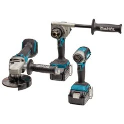 Makita DLX3155TJ 18 V Combiset Boren, (slag)schroeven En Slijpen -Makita dlx3155tj c2r0 s102 1