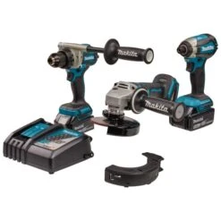 Makita DLX3156TX1 18 V Combiset Boren, (slag)schroeven En Slijpen -Makita dlx3156tx1 c2r0 s101 1