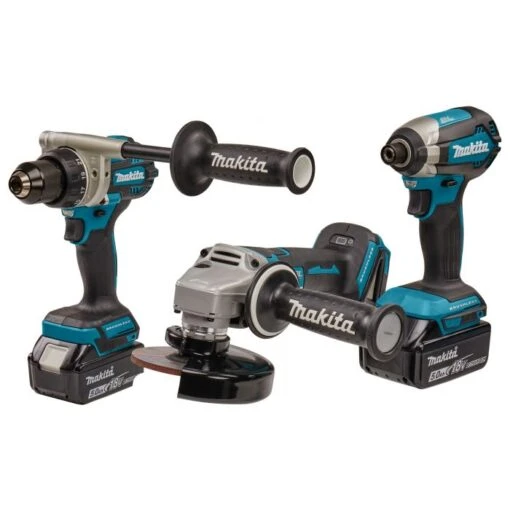 Makita DLX3156TX1 18 V Combiset Boren, (slag)schroeven En Slijpen -Makita dlx3156tx1 c2r0 s102 1